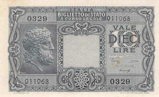 10 Lire 1944 P.32b